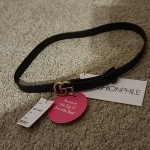 NWT Gucci black belt 28
